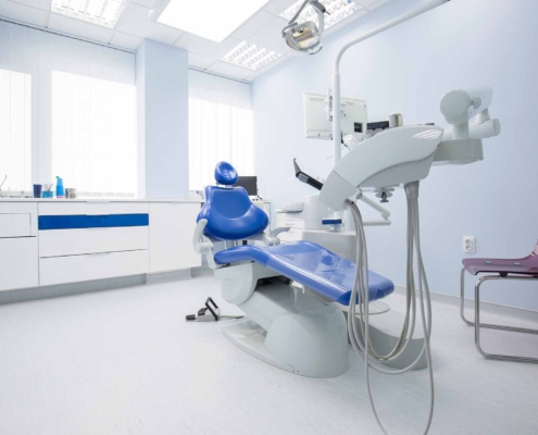 Modern dental office interior